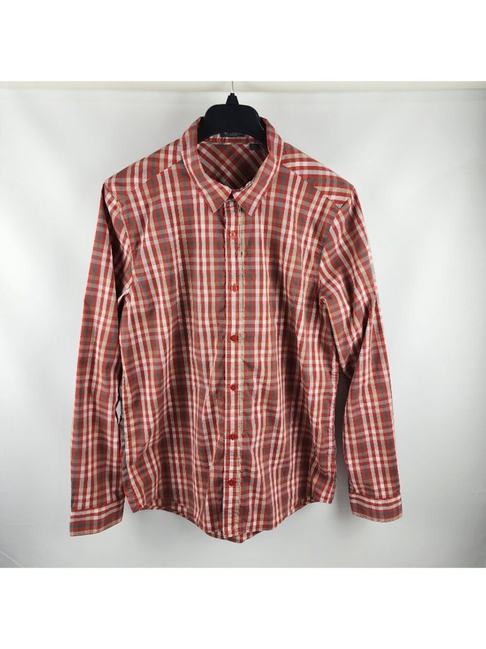 Toad & Co Shirt Mens Large Multi Checks Panorama L/S Button Up